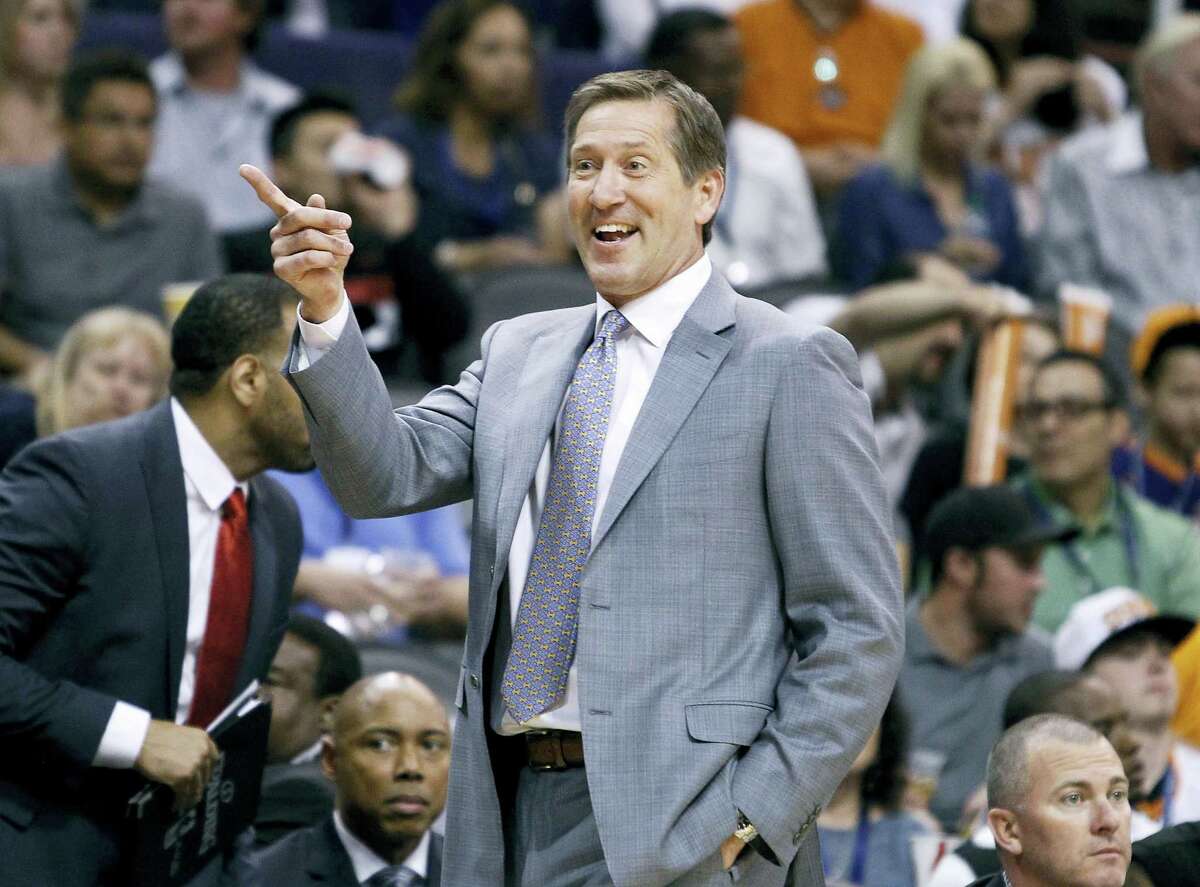 The New York Knicks have hired Jeff Hornacek, who emerged last month as Phil Jackson’s surprising coaching choice.