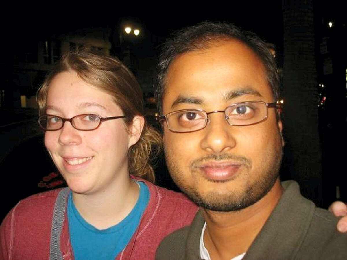 Ashley Hasti, left, and Mainak Sarkar, who police say carried out a murder-suicide at the University of California, Los Angeles on Wednesday, June 1, 2016. Sarkar had a “kill list” with multiple names that included professor Bill Klug, Hasti who was found dead in a Minneapolis suburb and another UCLA professor who was not harmed, a law enforcement official with knowledge of the investigation told The Associated Press.