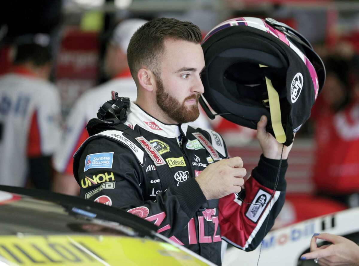 Austin Dillon prepares before practice for Saturday’s race at Charlotte Motor Speedway.