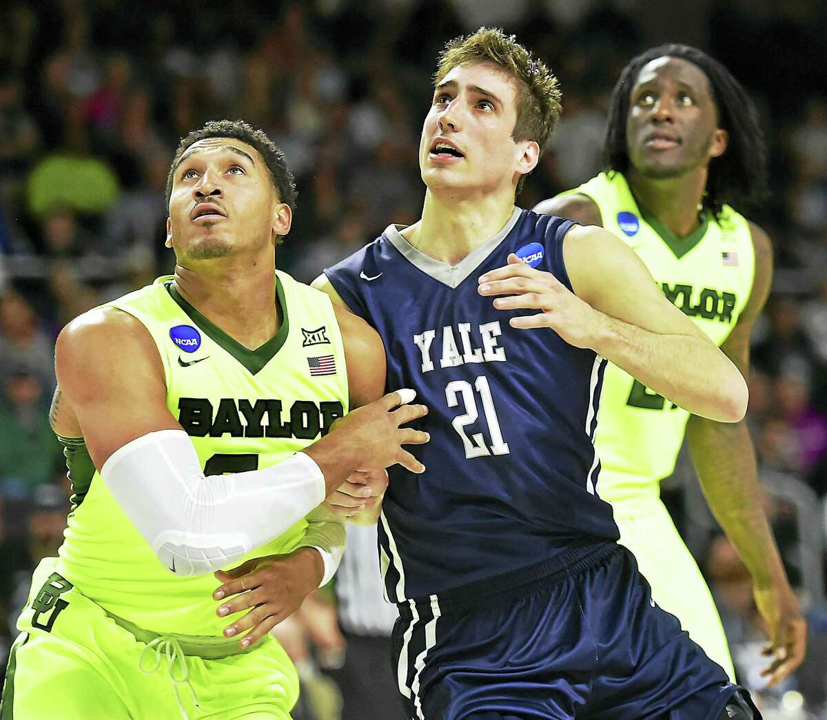 Yale’s Nick Victor has provide a bit of everything for the Bulldogs this season, including rebounding and solid defense.