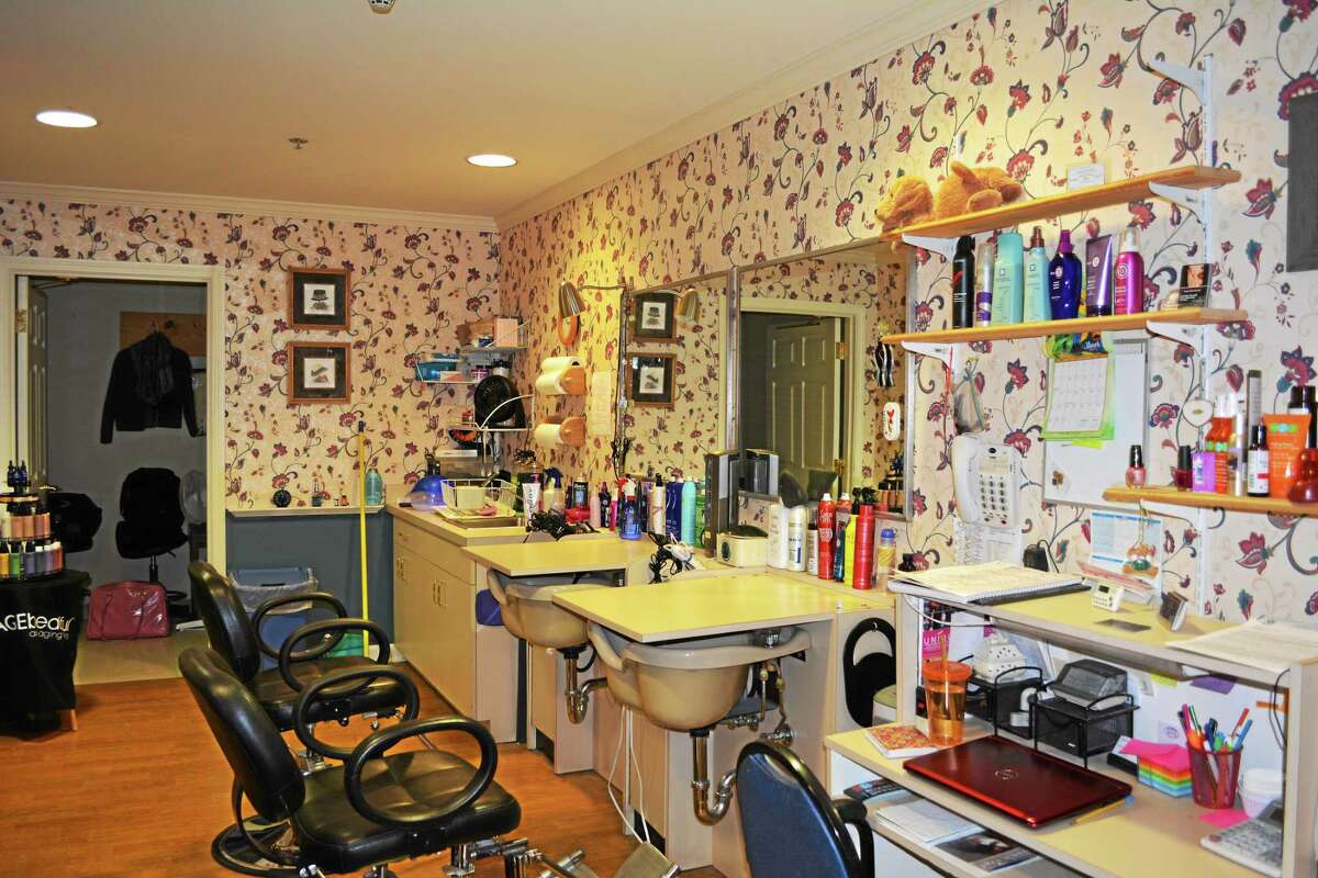 The Fifty Shades of Grey Hair Salon is located in the bottom level of Emeritus at 376 Goshen Road in Torrington.