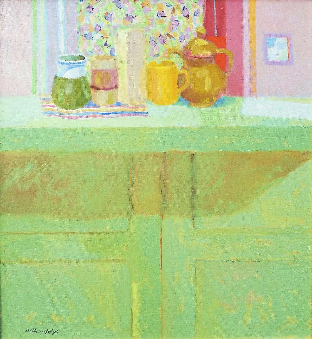 Image courtesy of the artist "Still Life on Green Cabinet" by Ralph Della-Volpe.