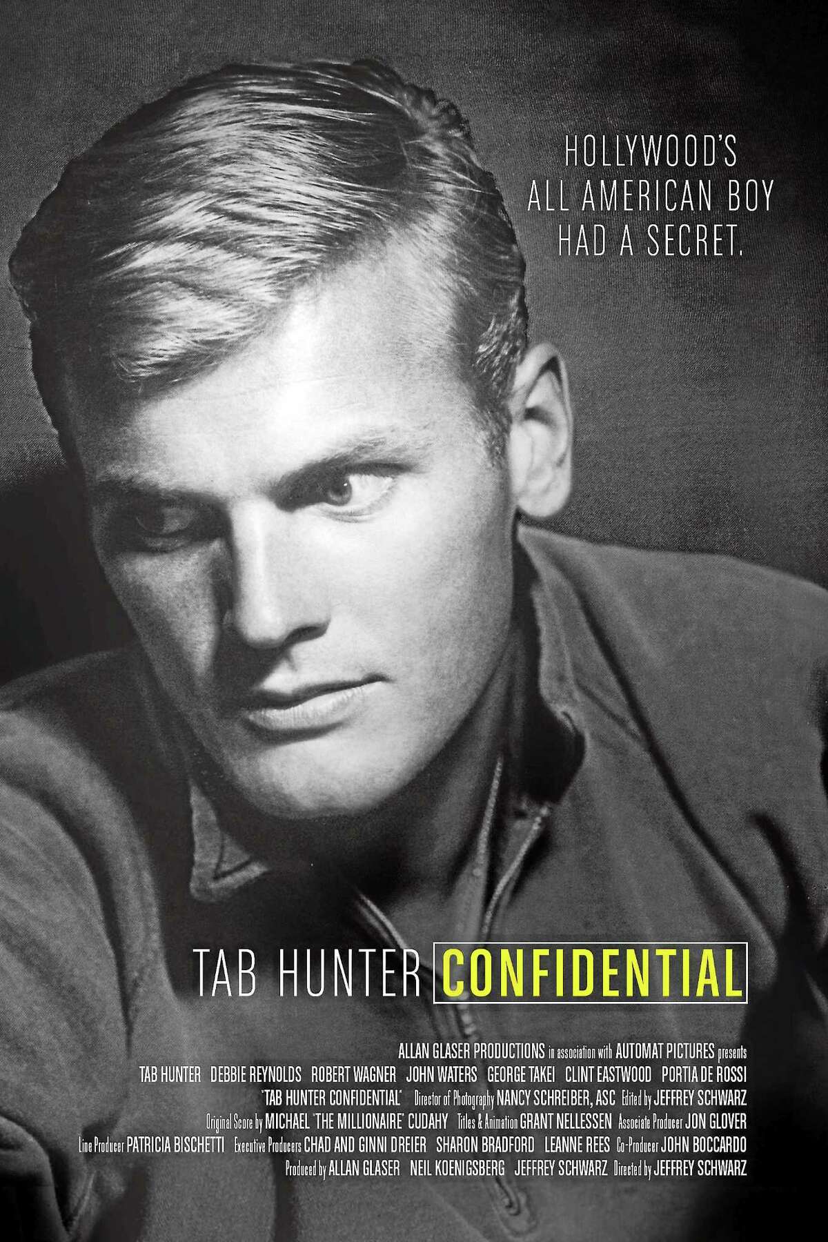 Contributed photo A discussion with the actor on "Tab Hunter Confidential" will be held at the Warner Theatre in October.