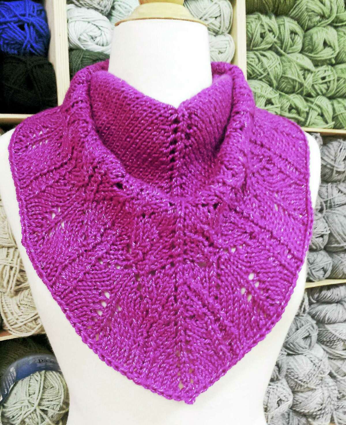 Contributed photoCraft a pretty cowl scarf for yourself or a friend.