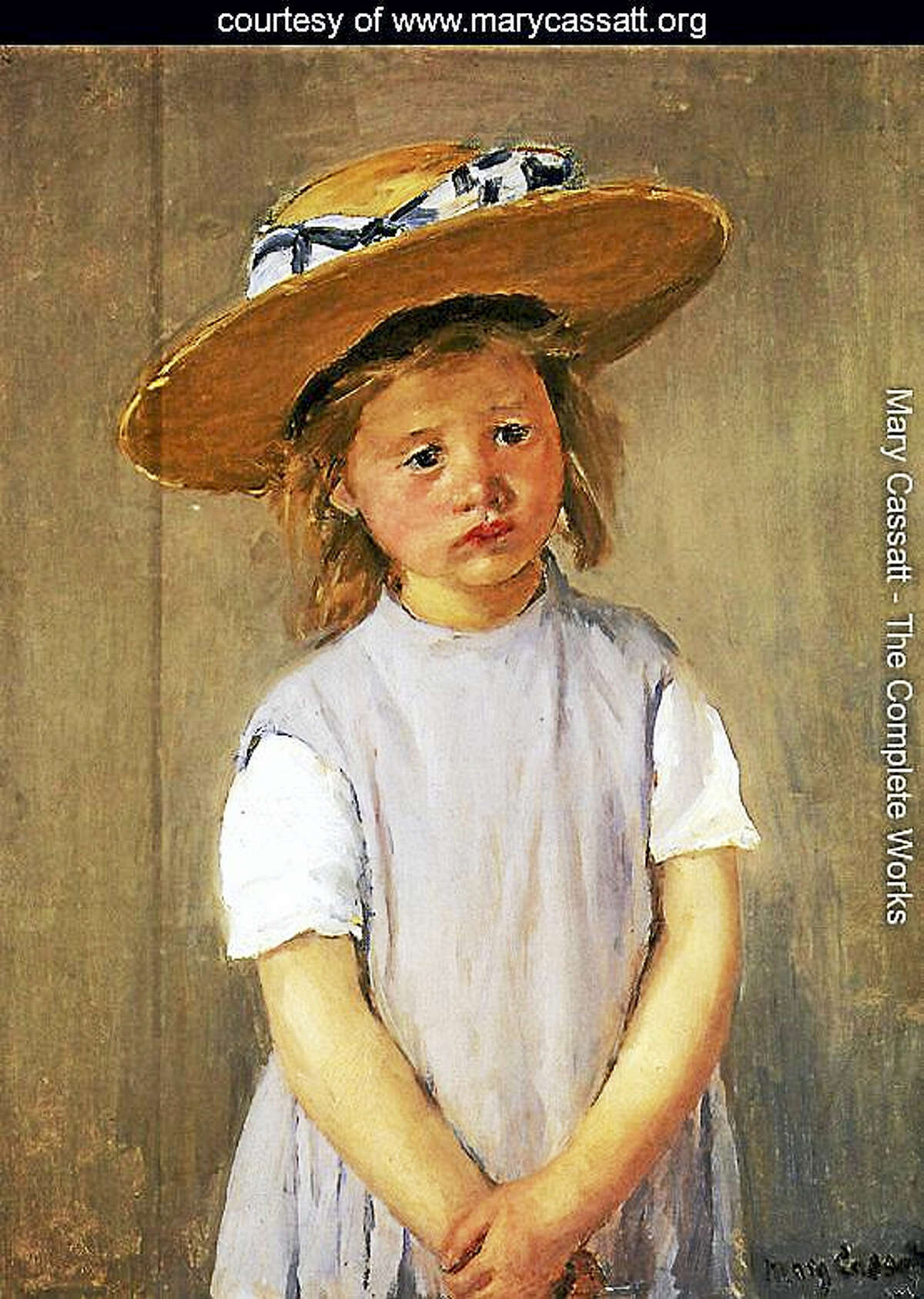 Contributed photoChild in a Straw Hat by Mary Cassatt.