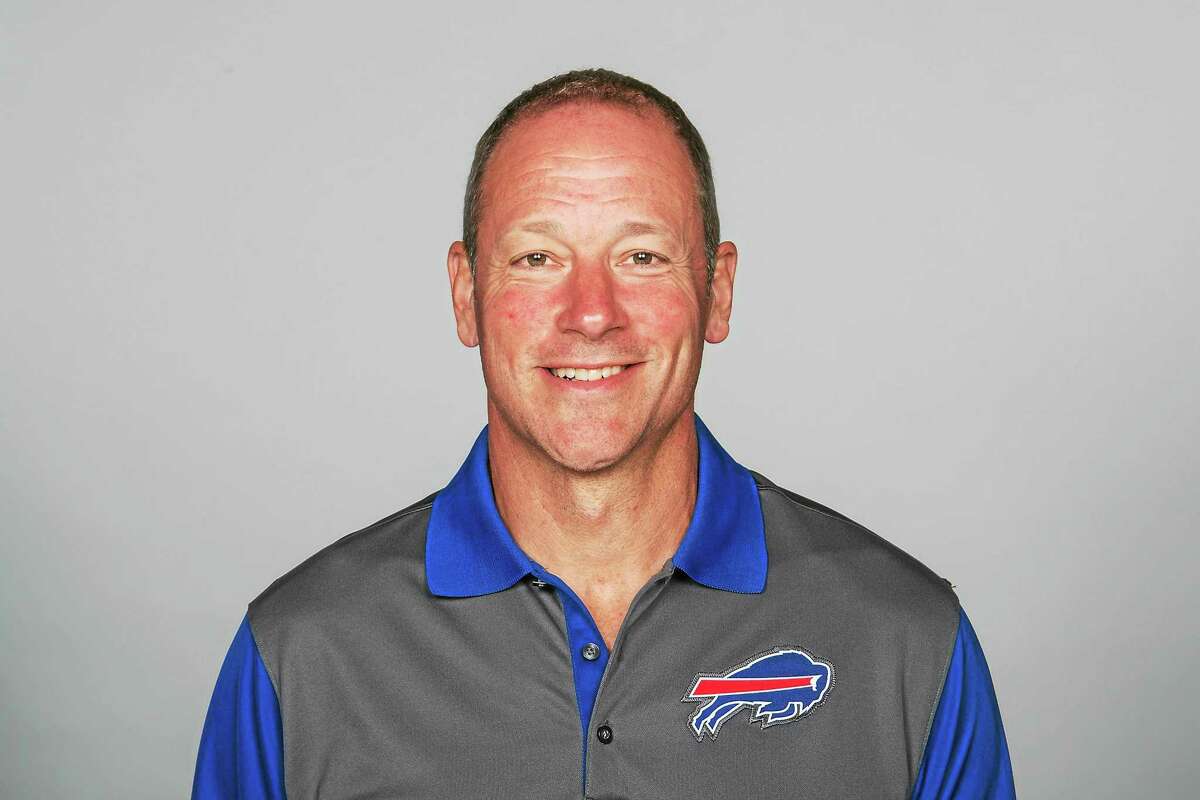 Buffalo Bills offensive line coach Aaron Kromer.