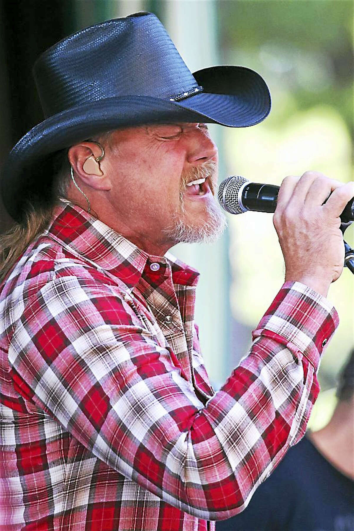 Photo by John AtashianSinger and actor Trace Adkins is shown singing with strong emotion during his performance at Indian Ranch in Webster, Massachusetts Sept. 25. Trace’s appearance was the final show of the season at the beautiful Indian Ranch campground. To learn more about this great outdoor music venue you can visit www.indianranch.com