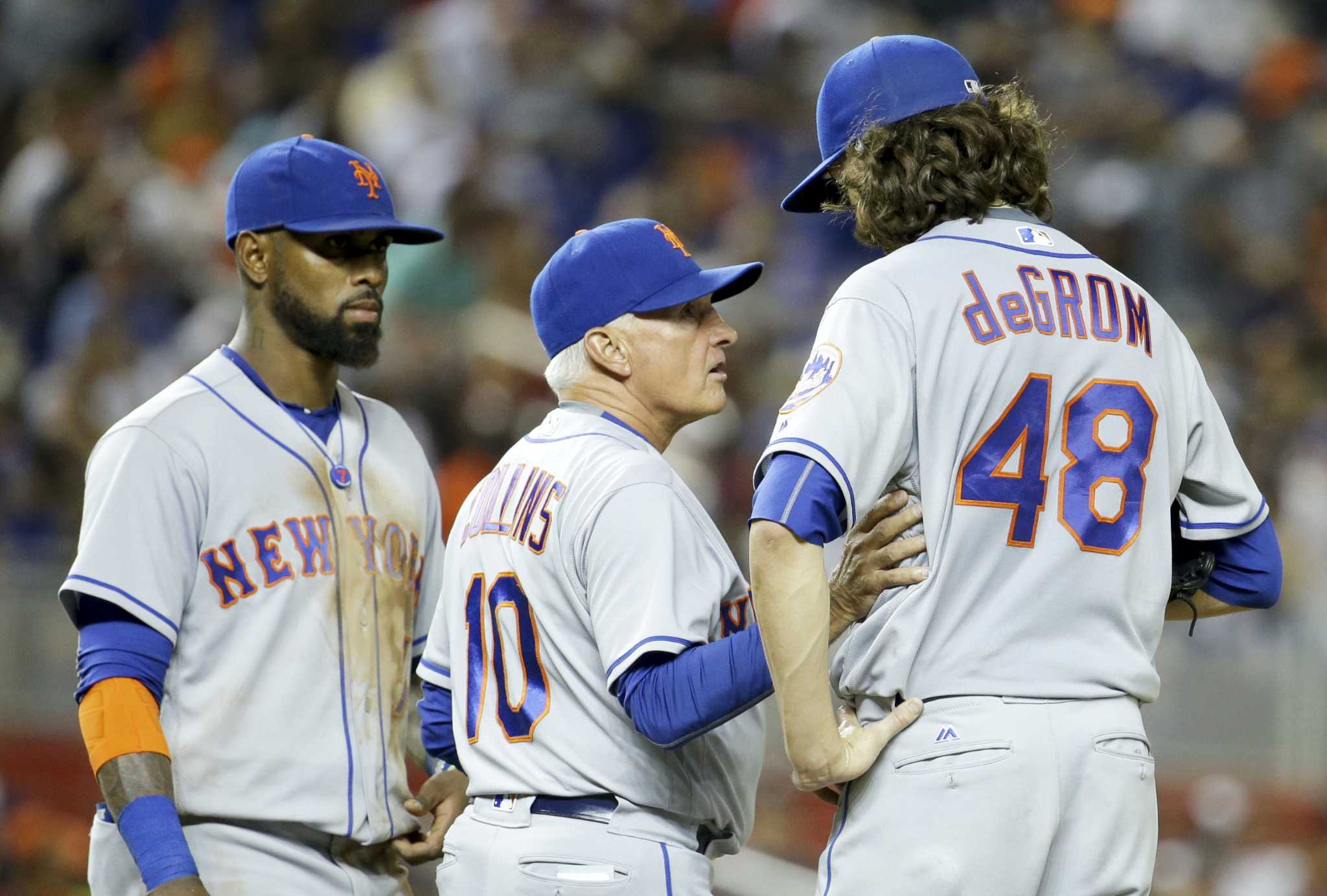 Newborn son of Mets pitcher Jacob deGrom could be released from