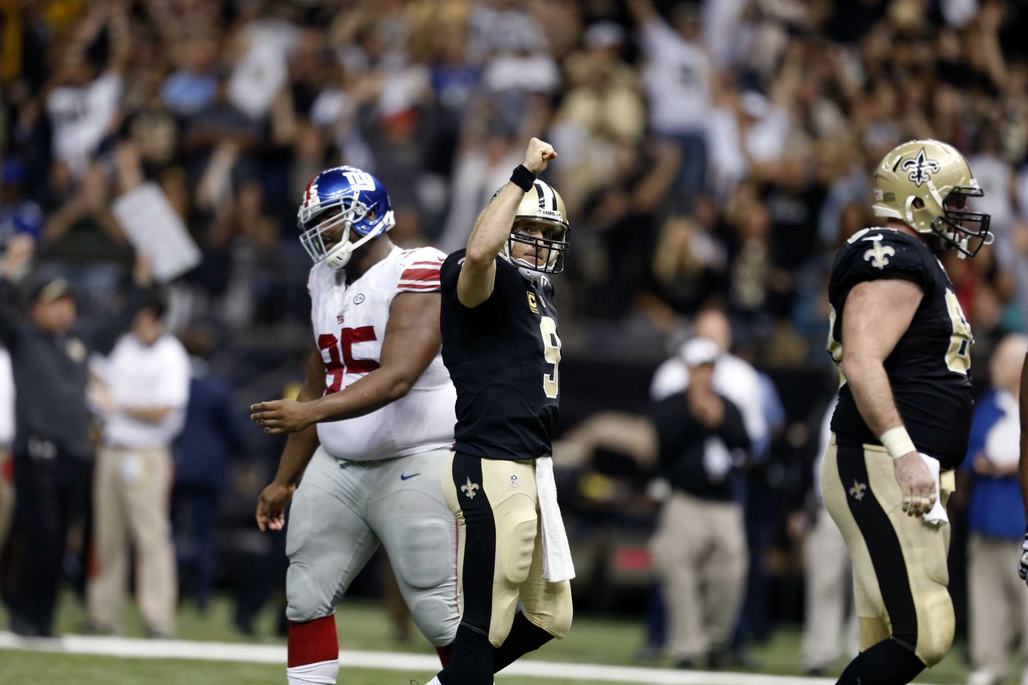 Giants beat Saints on last-second field goal