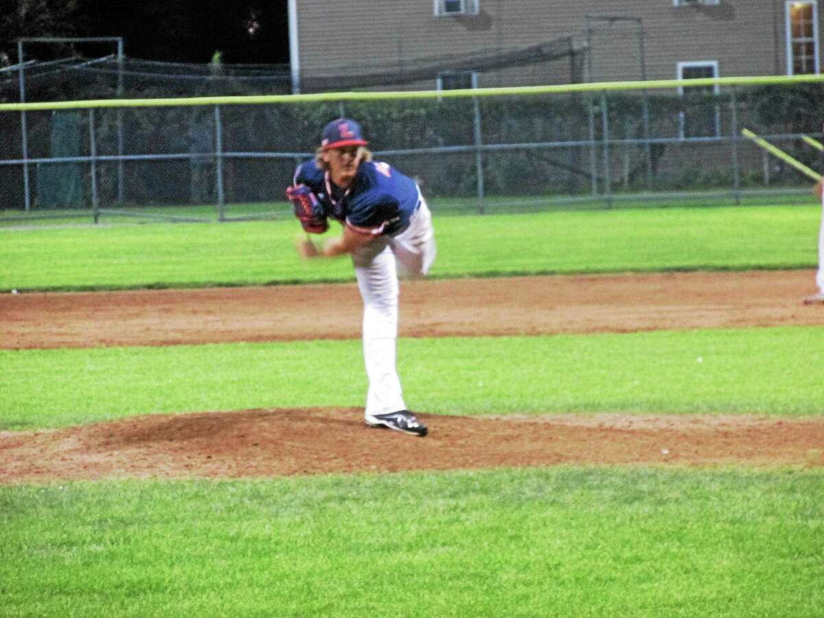 PETER WALLACE — REGISTER CITIZEN After a masterful seven innings by Litchfield starter Kevin Murray, Joey Serafin, who won Game One of the series, closed out the last two innings for the championship.