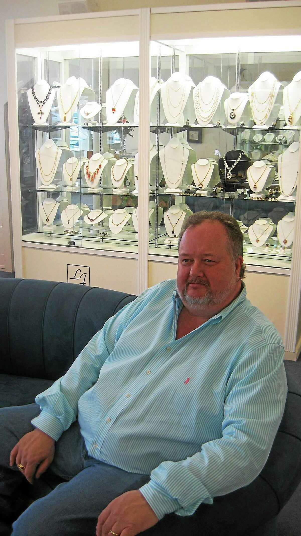 Jeffrey Russak named his store The Lawrence Jeffrey Estate Jewelry shop in honor of his father.