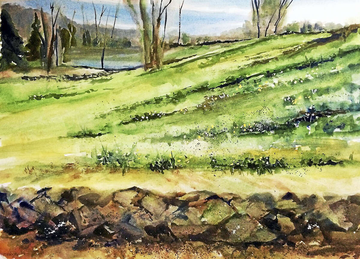 Contributed photos courtesy of the artist The Oliver Wolcott Library ,160 South Street, Litchfield, will show the paintings of Jocelyn Regenbogen in an exhibit, Watercolors, during May and June in the Jamie Gagarin Community Room and Gallery.