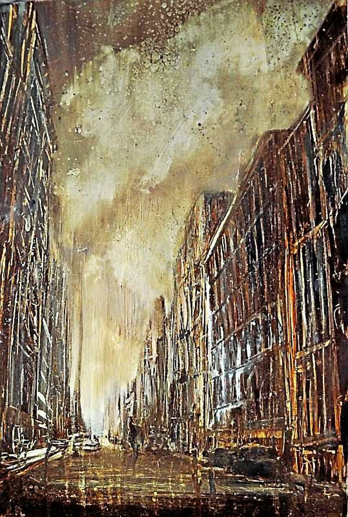 Contributed photo Grand Central Terminal, Chasing The Light, oil on steel, 30x40