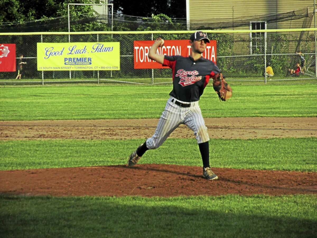 Photo by Peter WallaceTorrington's Josh Rubino went 10 innings in what Coach Bill Heintz called his best game in the three years he's been playing for Torrington.