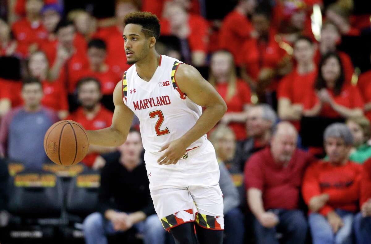 Guard Melo Trimble and Maryland will take on UConn on Tuesday at Madison Square Garden.