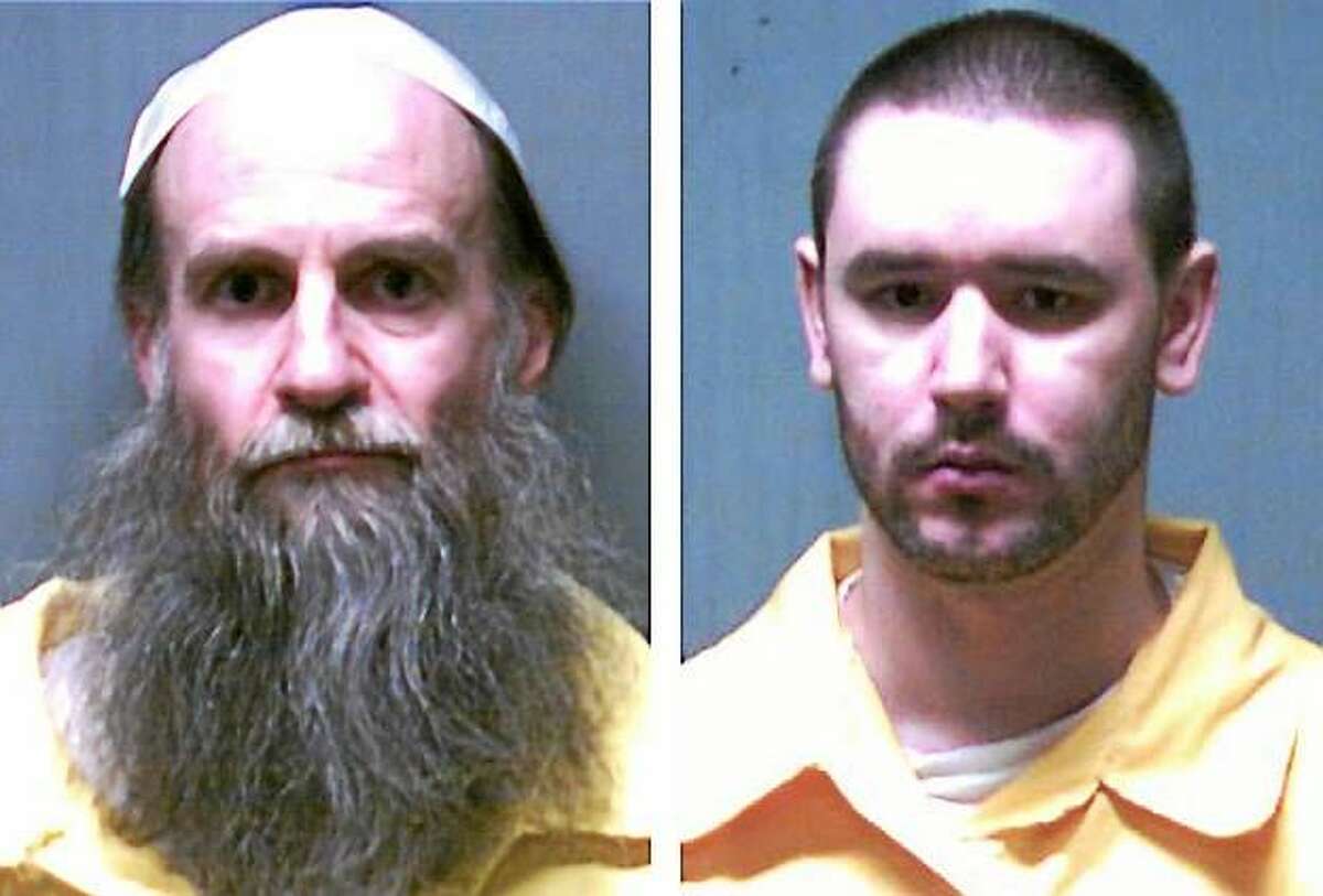 Death row inmates Steven Hayes, left, and Joshua Komisarjevsky. Photos provided by Connecticut Department of Correction