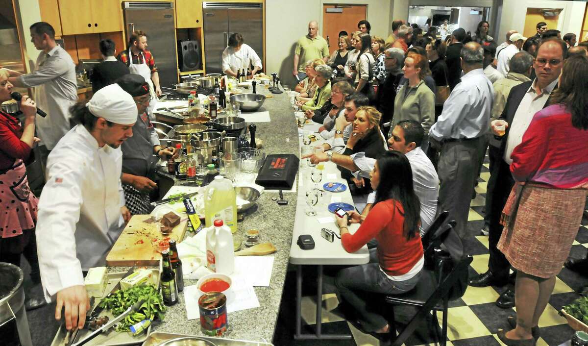 A past Iron Chef Elm City competition.