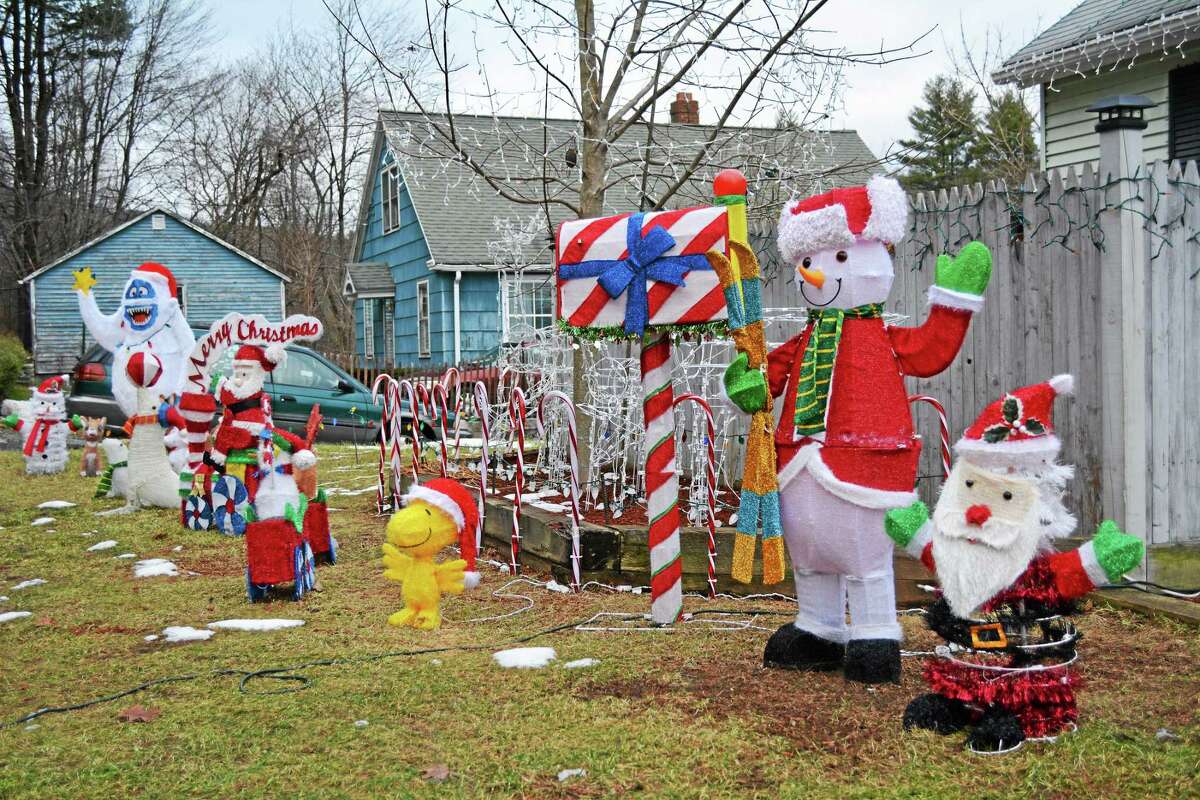 The display at 2480 Newfield Road won first place for residential Christmas display in the city’s decorating contest in 2014.