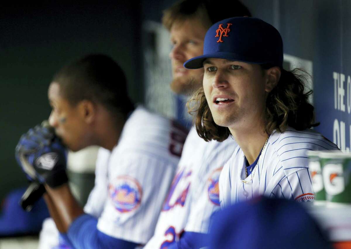 Mets pitcher Jacob deGrom was placed on the family medical emergency list because of health complications involving his newborn child.