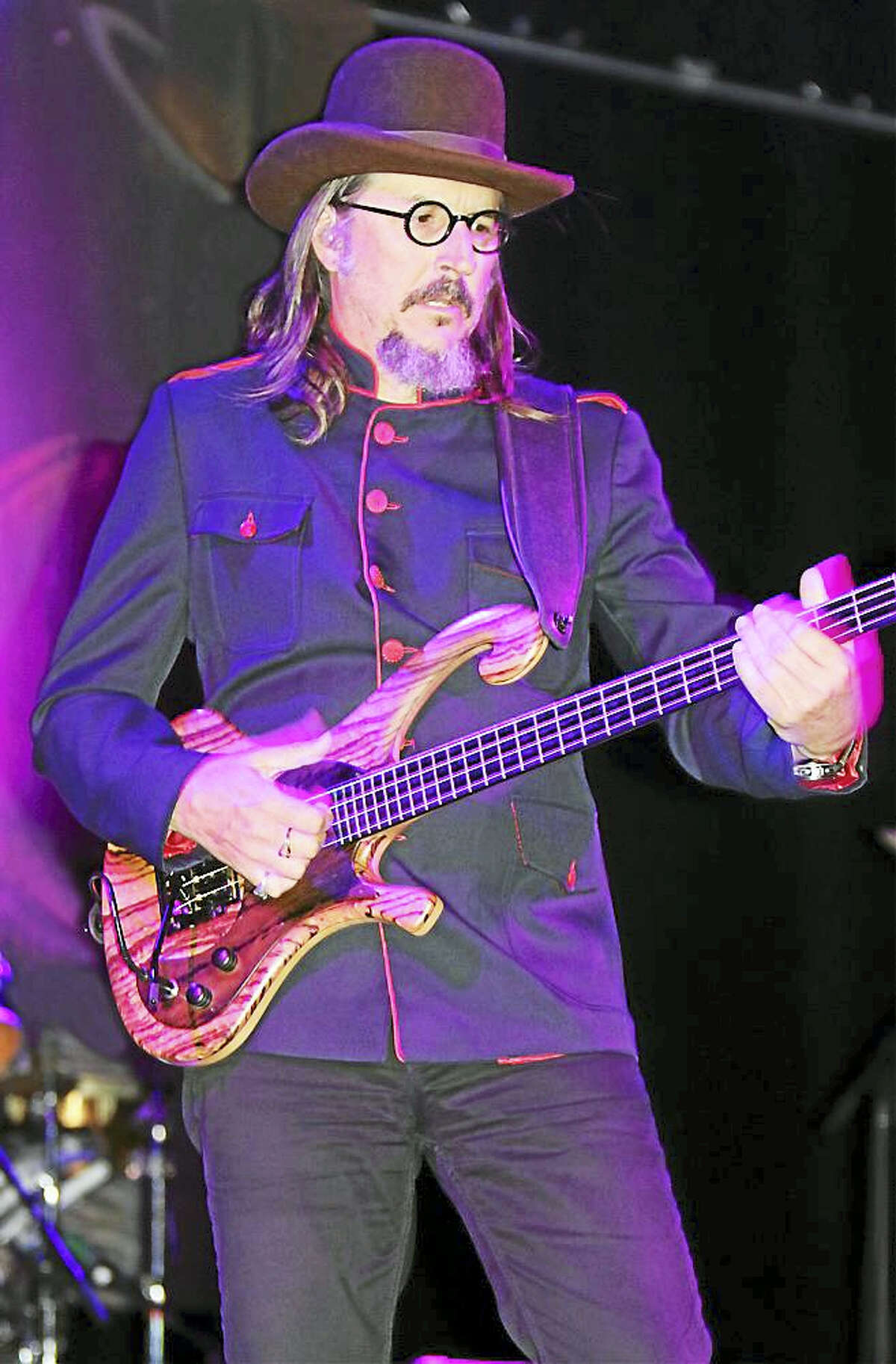 Photo by John AtashianBass player, singer and songwriter Les Claypool, of the rock band Primus, performs at the College Street Music Hall in New Haven Aug. 26 with his latest band, the Claypool Lennon Delirium. The new group, which also includes musician Sean Lennon, are now on a U.S. tour in support of their new CD, The Monolith of Phobos. To learn more about this new group, visit www.theclaypoollennondelirium.com.