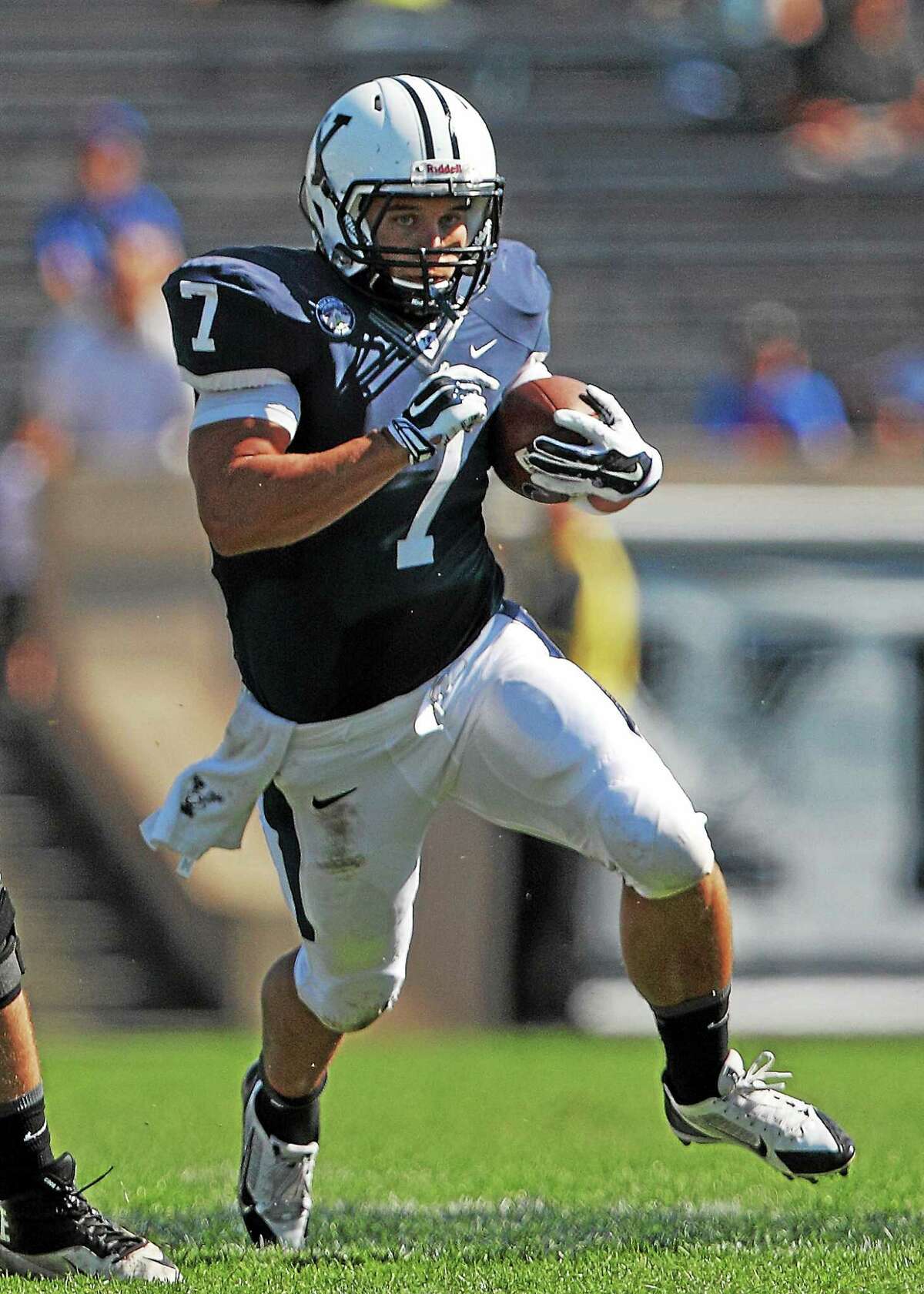 Yale running back Candler Rich is the most experienced of the returning Bulldog backs.