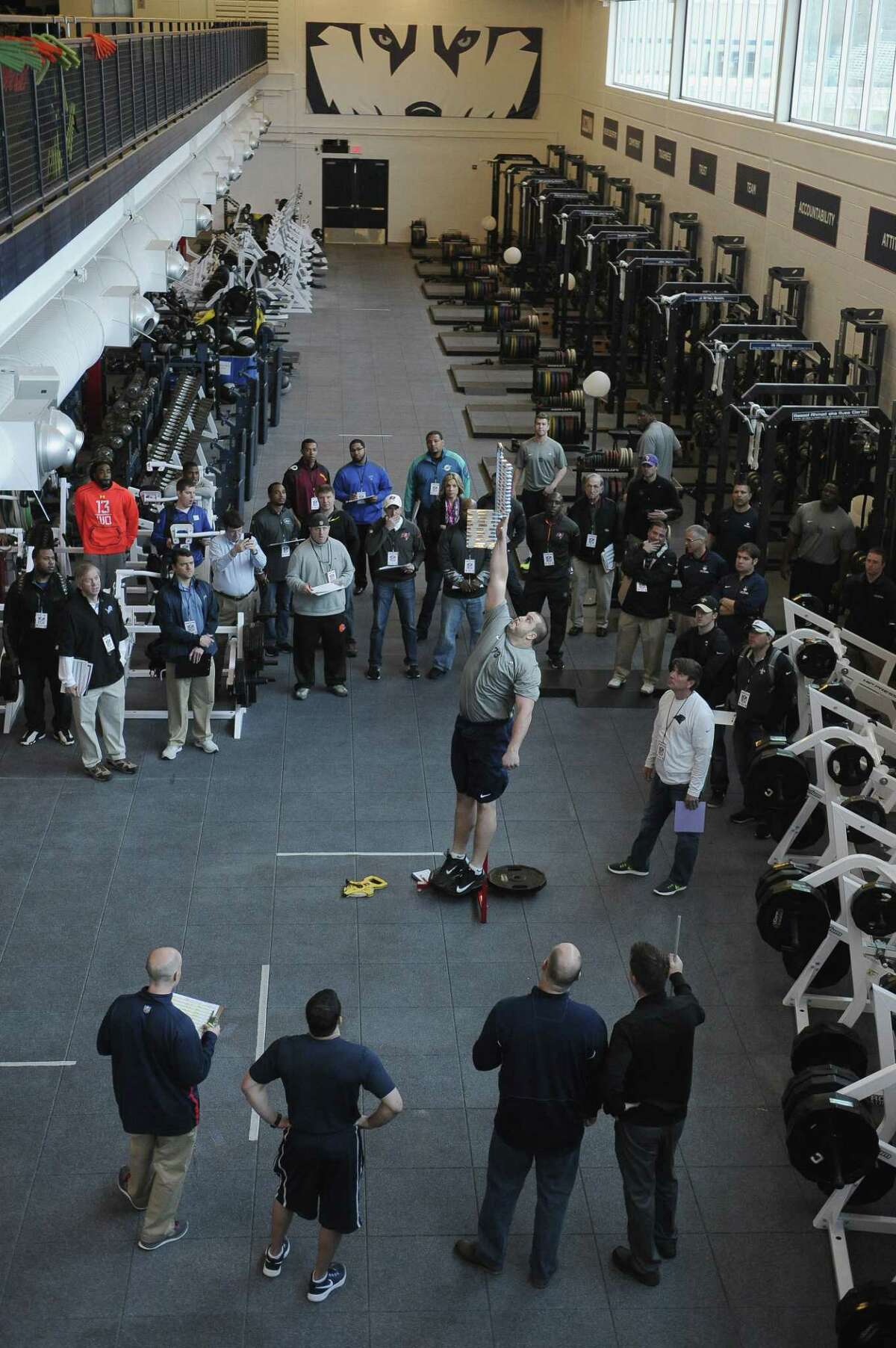 The UConn pro day took place on Tuesday in Storrs.