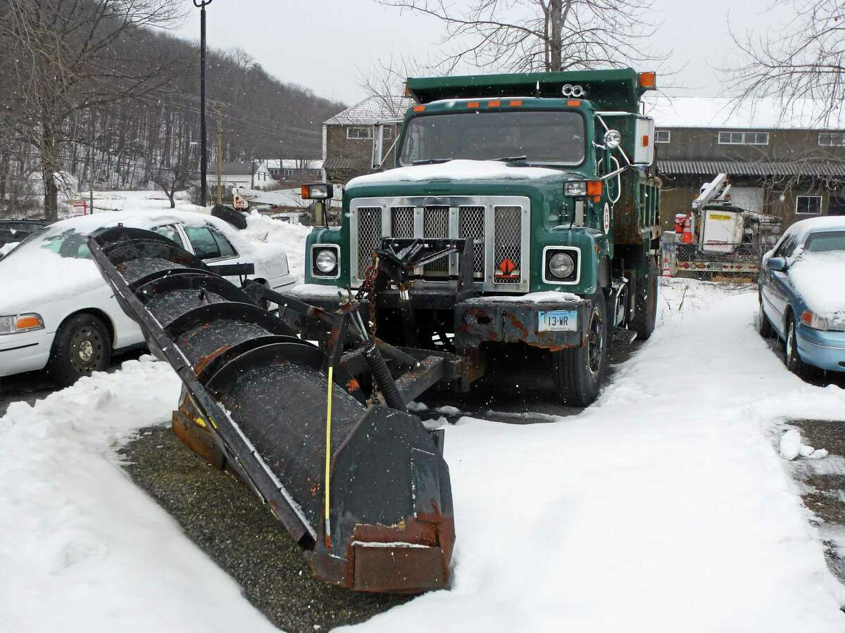 A Public Works Department plow.