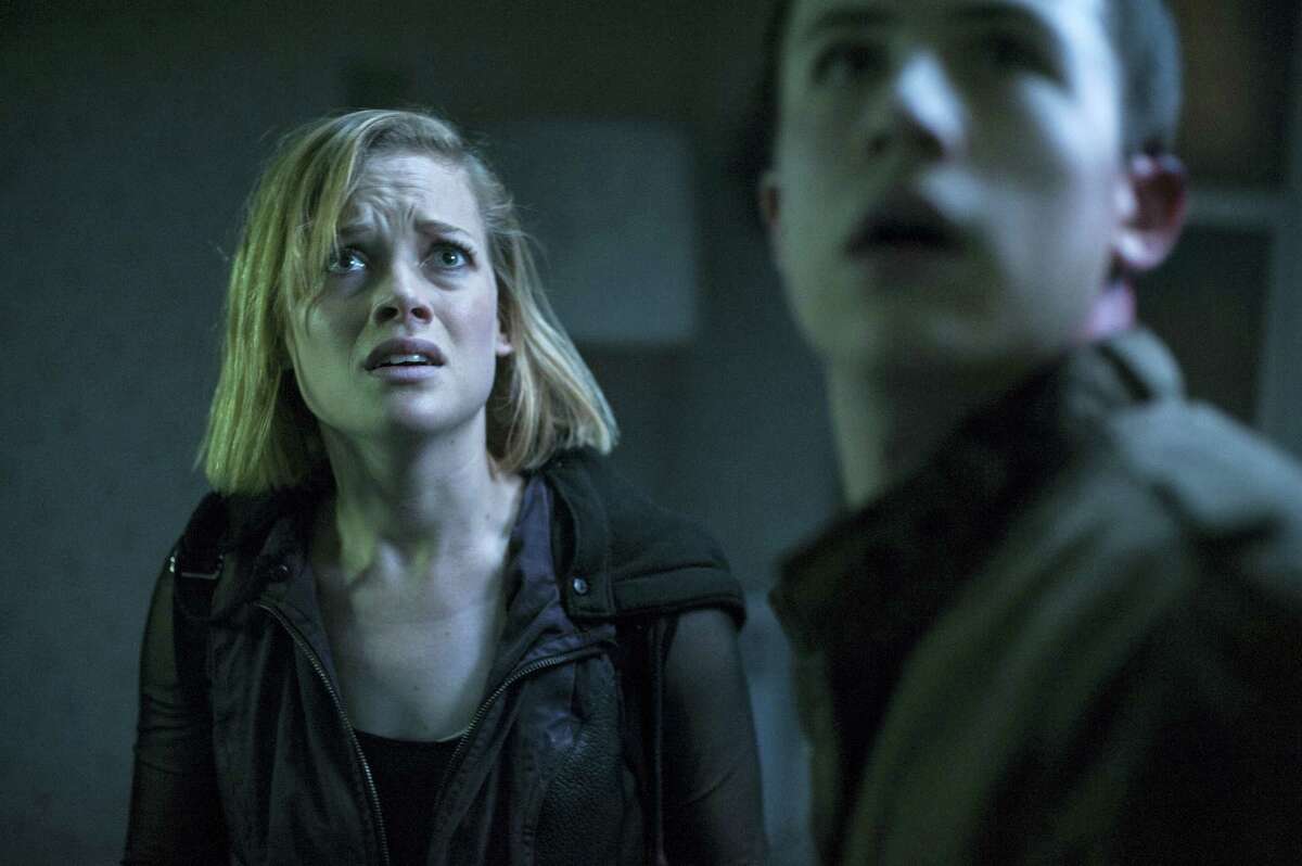 This undated file image released by Sony Pictures shows Jane Levy, left, and Dylan Minnette in a scene from “Dont Breathe.” According to studio estimateson Aug. 28, 2016, audiences turned out in droves for the late summer thriller, which brought in $26.1 million.