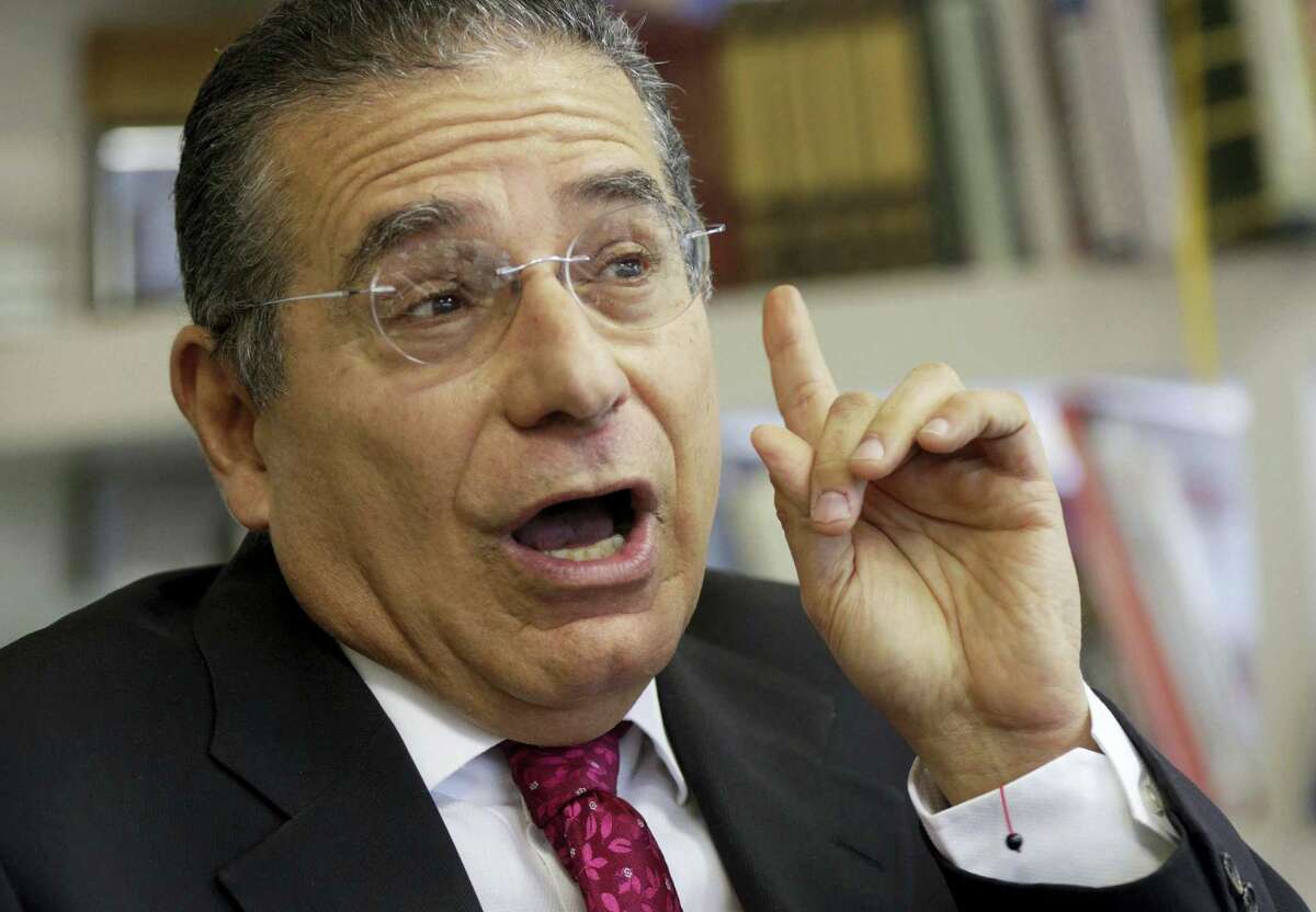 Partner of the Panama-based law firm Mossack Fonseca, Ramon Fonseca speaks during an interview at his office in Panama City on April 7, 2016. Fonseca, a co-founder of Mossack Fonseca, one of the world’s largest creators of shell companies, said that documents investigated by the ICIJ were authentic and had been obtained illegally by hackers.