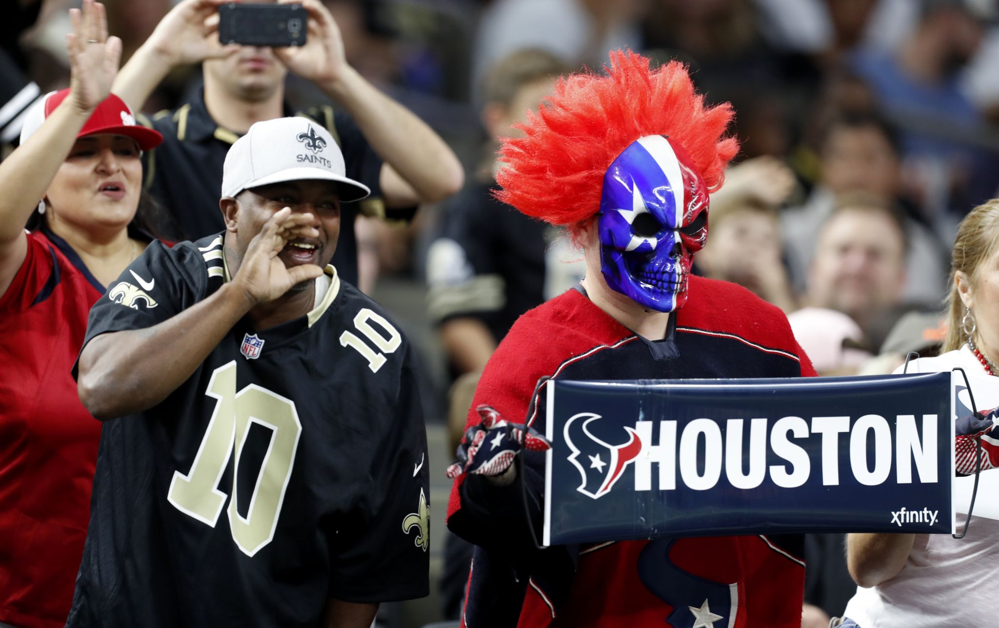 CRAZY END to Texans/Saints! 