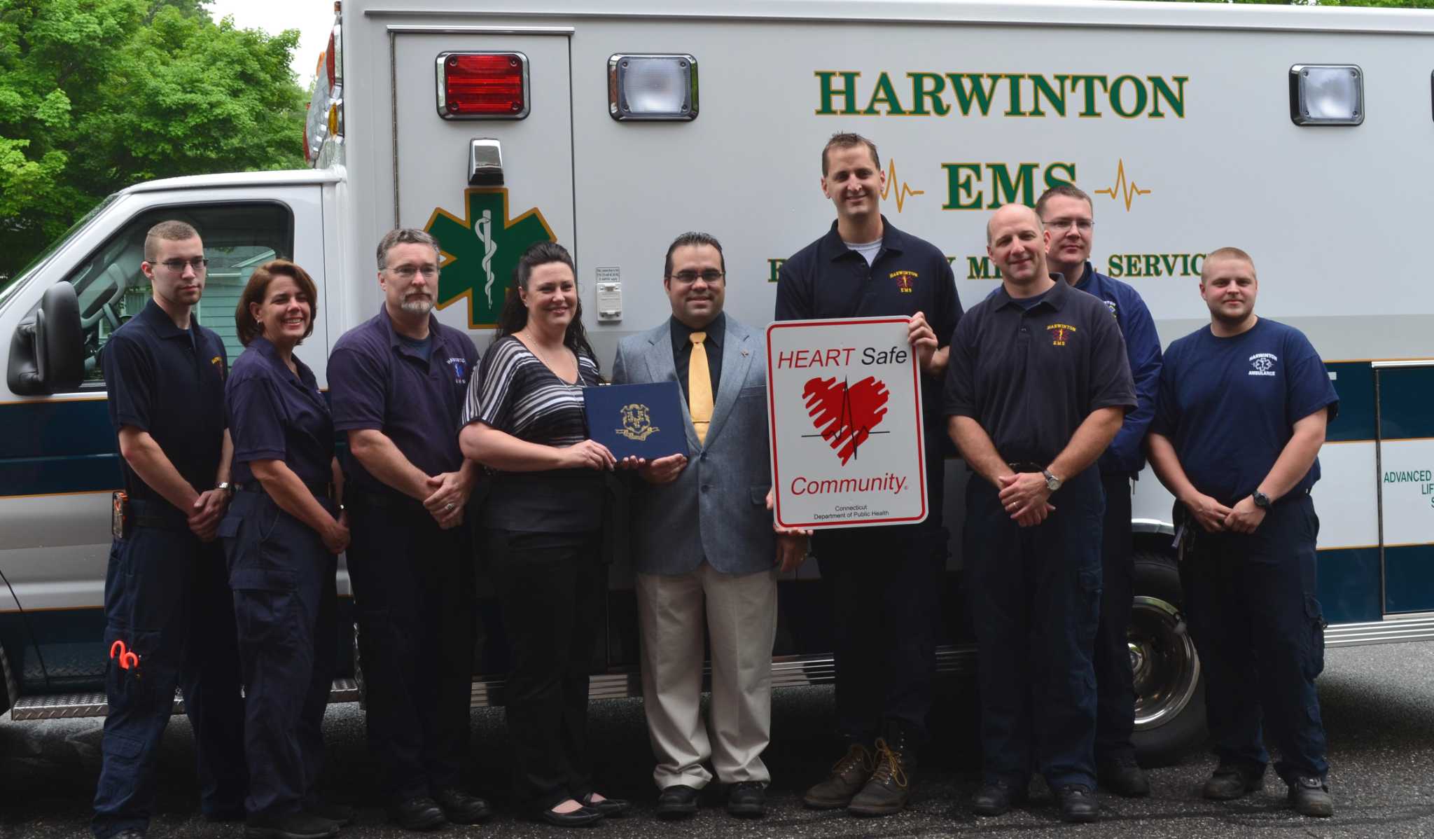 Harwinton EMS celebrates 50th anniversary, town recognized as