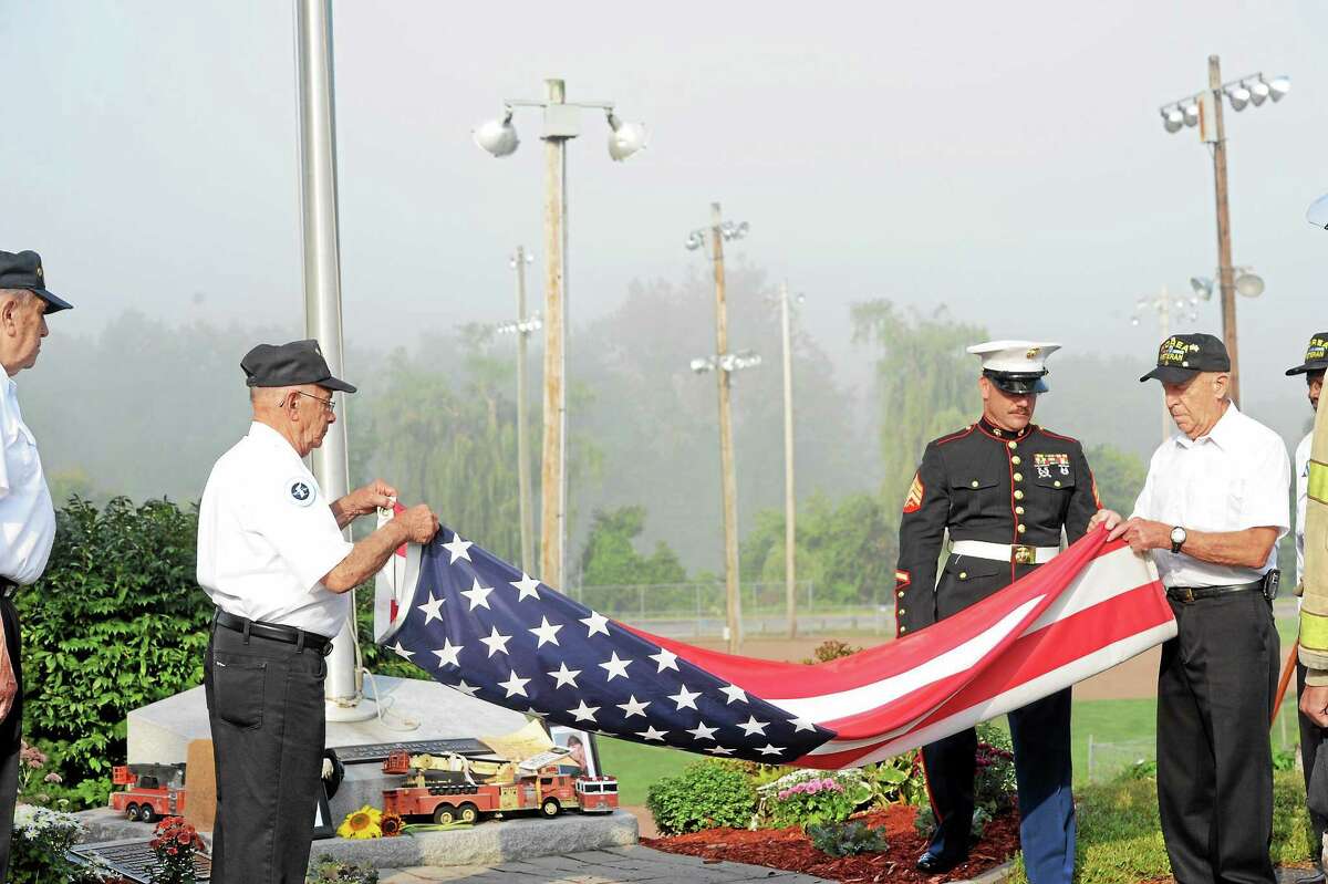 The 12th annual 9/11 memorial observance was held Wednesday in New Milford.