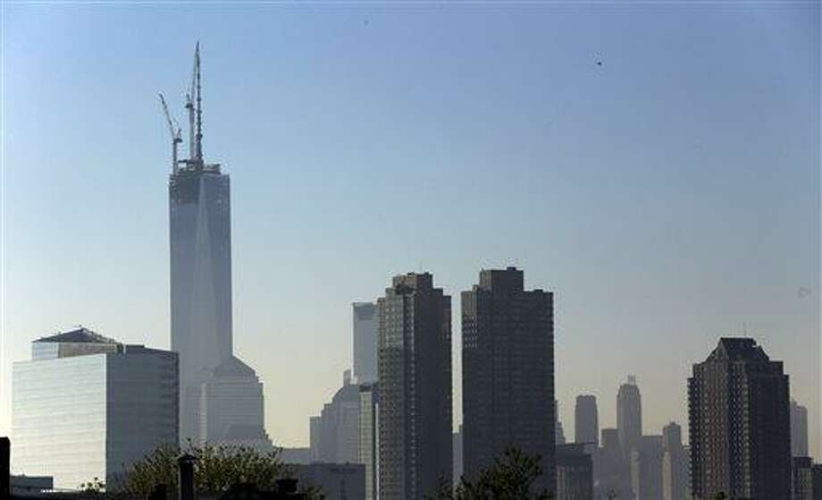World Trade Center Spire Brings Building To Symbolic Height Of