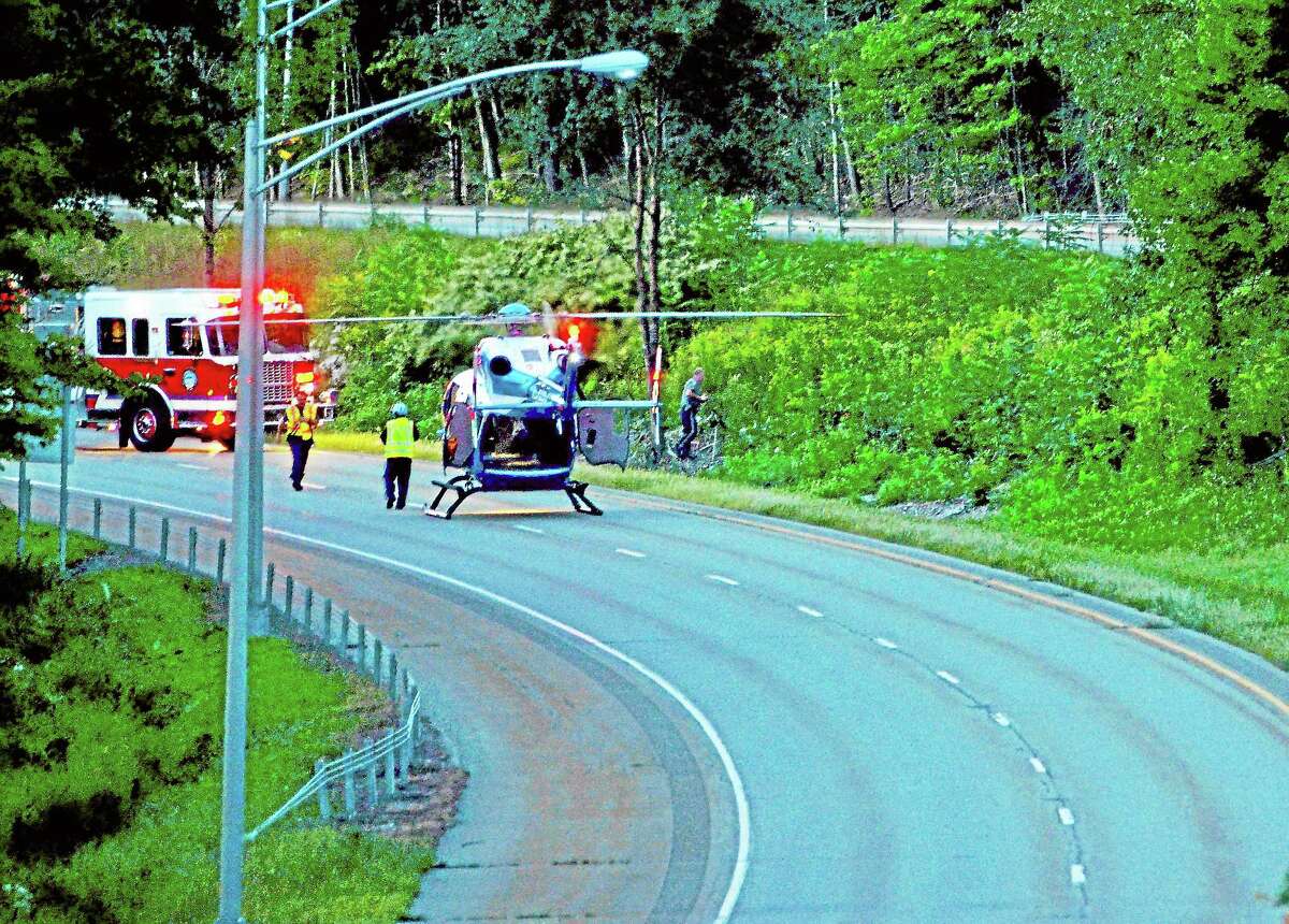 LifeStar called to motorcycle accident on Route 8 in Torrington