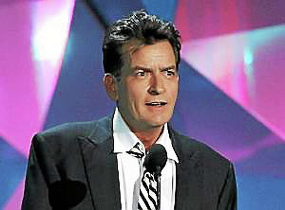 This June 3, 2012, file photo shows actor Charlie Sheen at the MTV Movie Awards in Los Angeles.