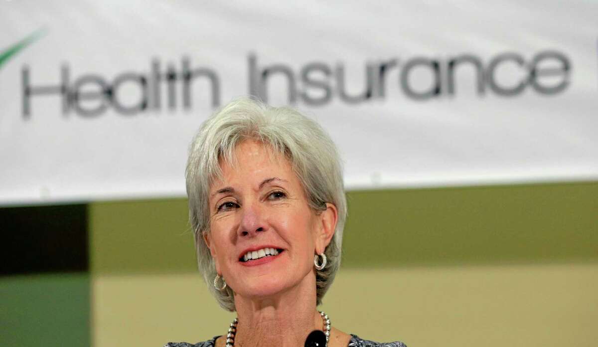Health and Human Services Secretary Kathleen Sebelius sits on a panel to answer questions about the Affordable Care Act enrollment, Friday, Oct. 25, 2013, in San Antonio. (AP Photo/Eric Gay)