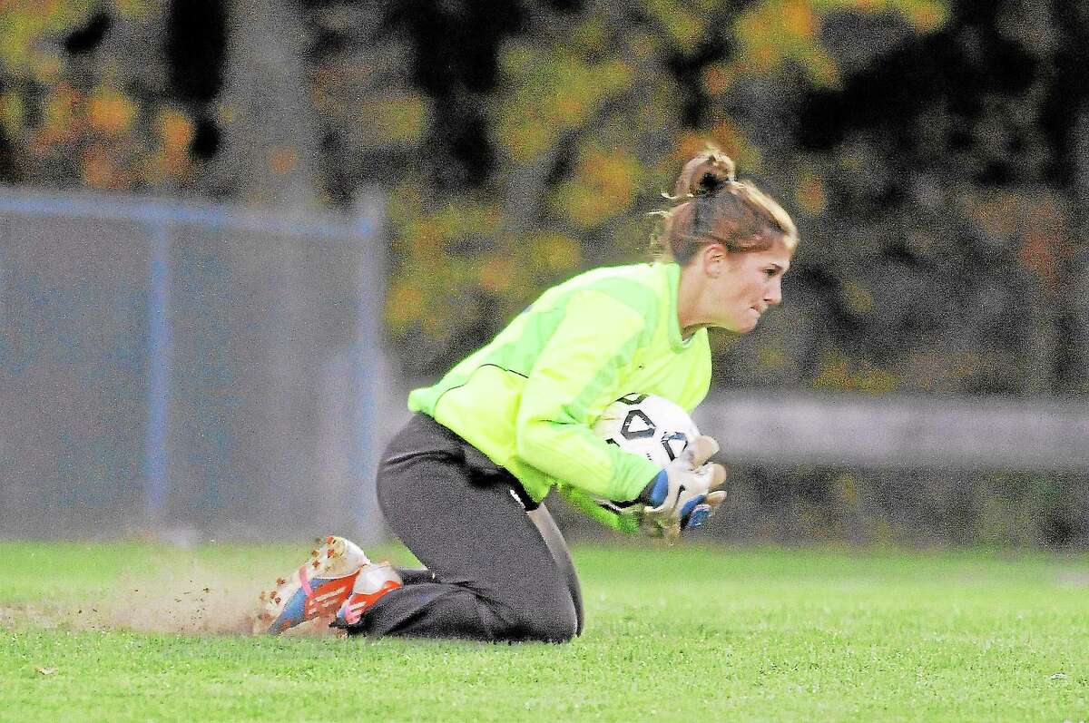 Nonnewaug’s goalie Megan Mitchell made 12 saves in the loss.