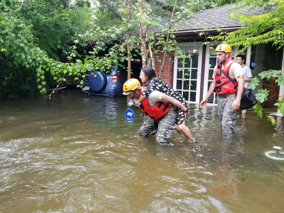 Texas National Guard soldiers arrive in Houston, Texas to aid citizens in heavily flooded areas from the storms of Hurricane Harvey. (Photos by Lt. Zachary West , 100th MPAD)