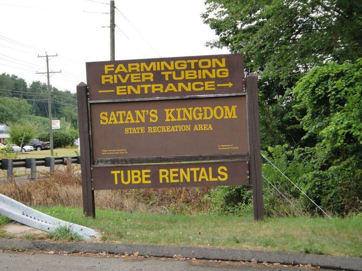 The entrance to Satan's Kingdom State Park in New Hartford. Contributed photo.