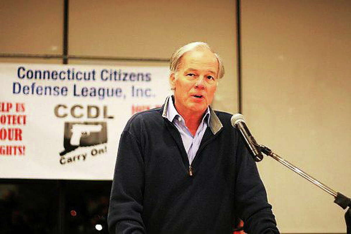 Republican gubernatorial candidate addresses the Connecticut Citizens Defense League.