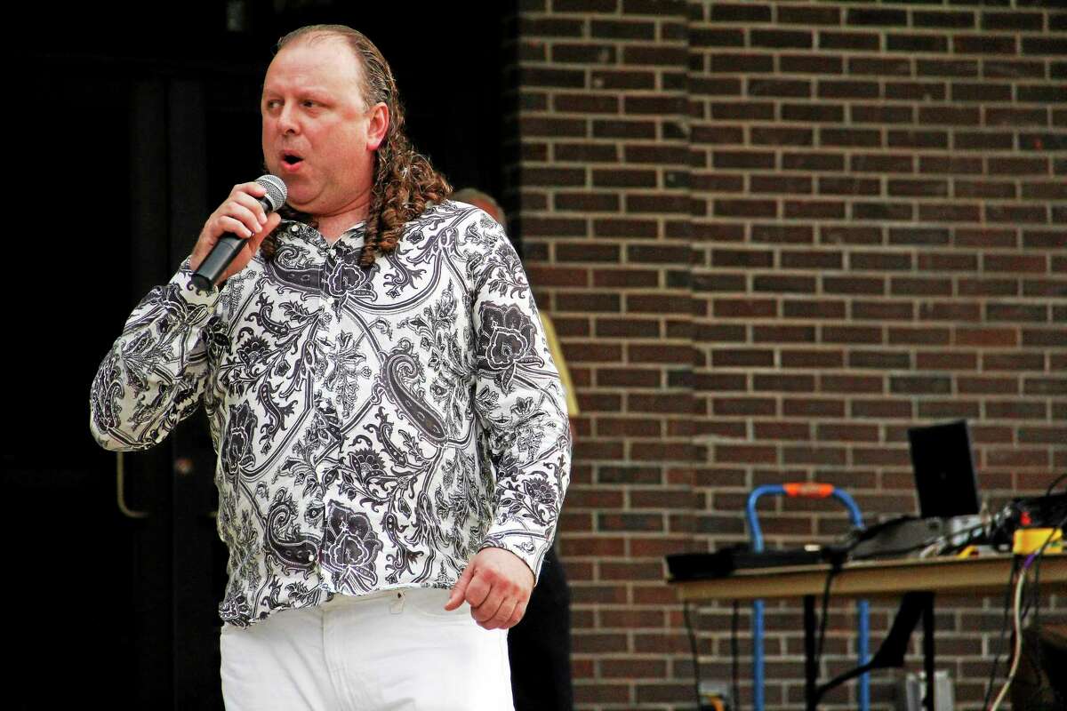 Fred Boland sings during the Northwest Idol competition on Saturday, June 28, 2014, at Coe Memorial Park in Torrington. Esteban L. Hernandez Register Citizen