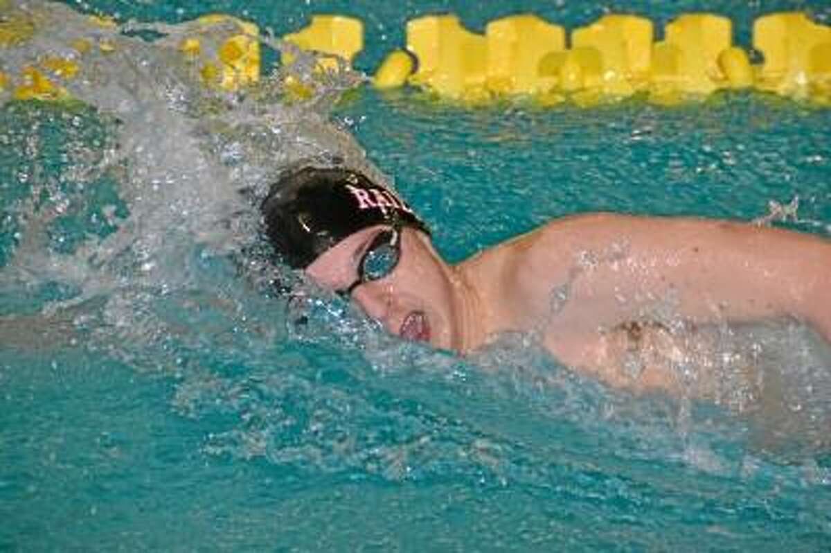 Torrington's Jack Wassik placed first in the 200 yard freestyle, first in the 500-yard freestyle and was a part of the first place team in the 200-yard freestyle relay. Pete Paguaga/Register Citizen