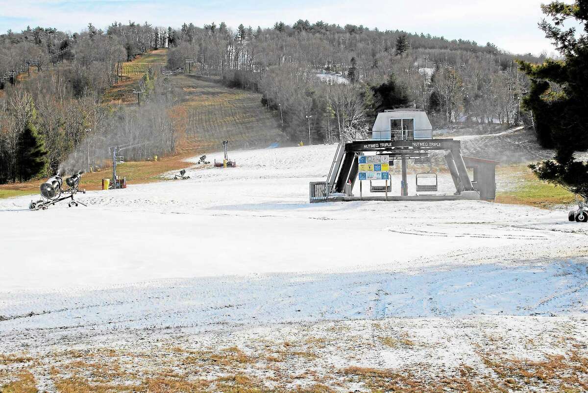 Snow making is underway at Mohawk Mountain in Cornwwall.