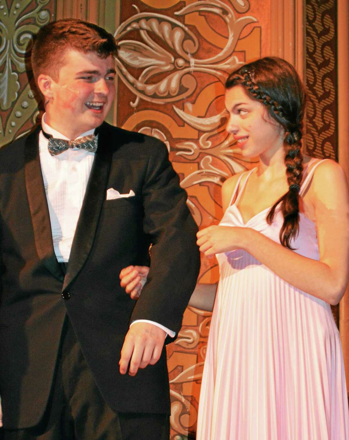 Submitted photo - Landmark Community Theatre Emily Bordonaro as Carrie and Connor Dunnas Tommy Ross will perform in Carrie the Musical at the Thomaston Opera House.