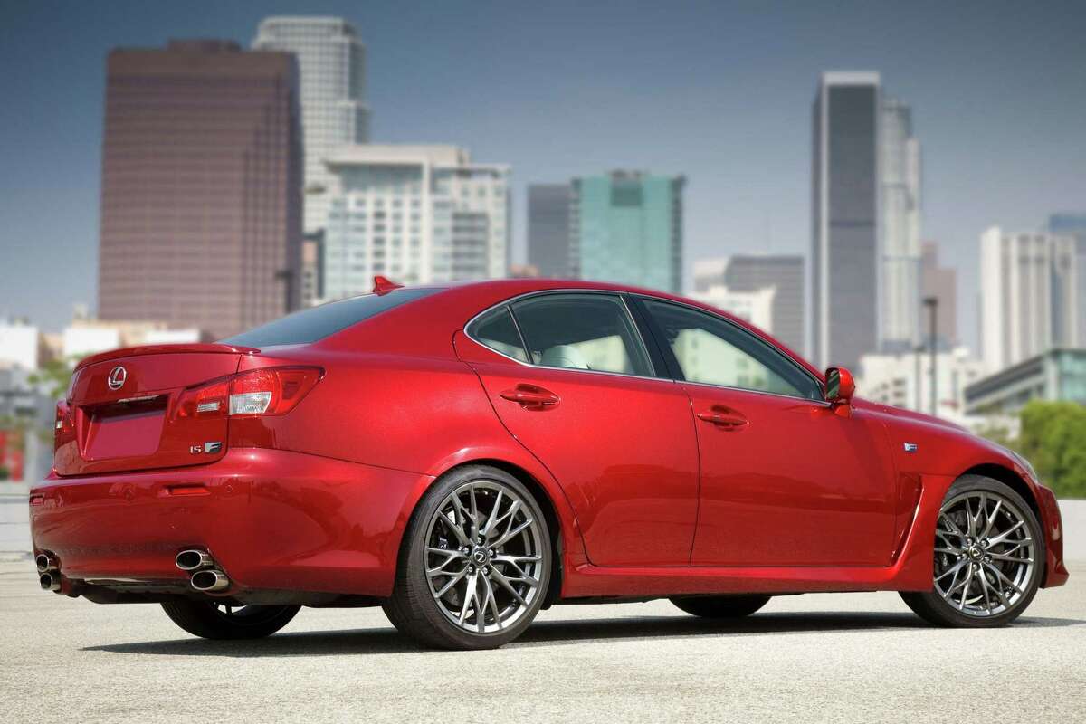 FILE - This undated picture made available by Toyota shows the 2011 Lexus IS F. Toyota is recalling nearly 423,000 Lexus luxury brand cars in the U.S. to fix fuel leaks that can cause fires. The recalls affect the 2006 to 2011 GS, 2007 to 2010 LS and the 2006 to 2011 IS models. Toyota says the carsí fuel lines have nickel phosphate plating to protect against corrosion. Some lines could have been built with particles coming in contact with a gasket. That can cause the sealing property to deteriorate and trigger fuel leaks. Toyota says itís not aware of any fires or injuries caused by the problem.(AP Photo/Toyota)
