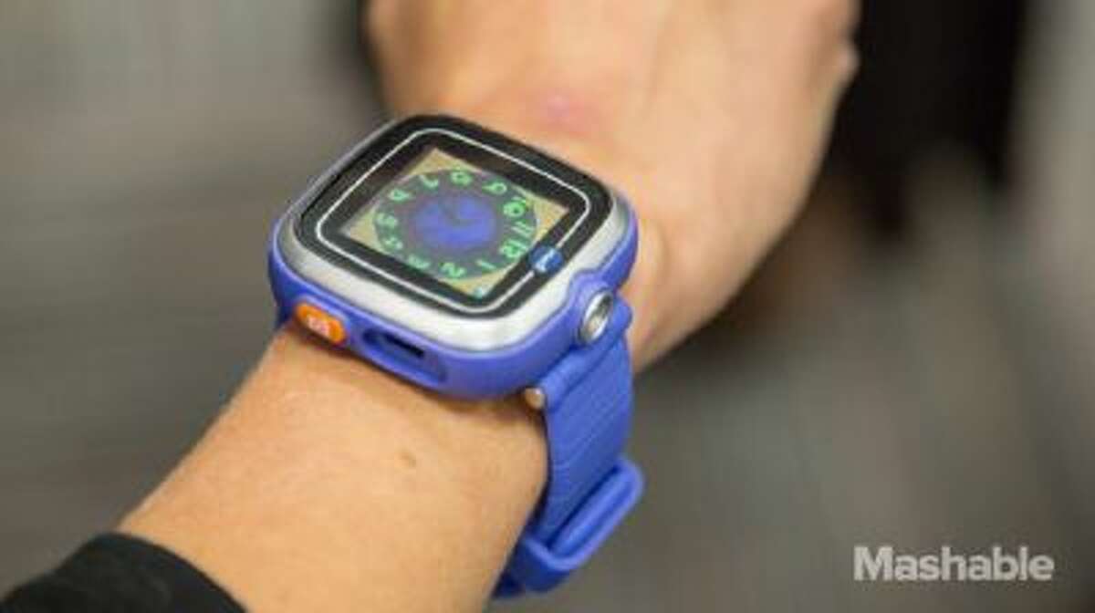 The KidiZoom Smart Watch - or what the company is calling the world's first smartwatch for kids -- allows users to play games and take pictures and video. It also tells time, of course.