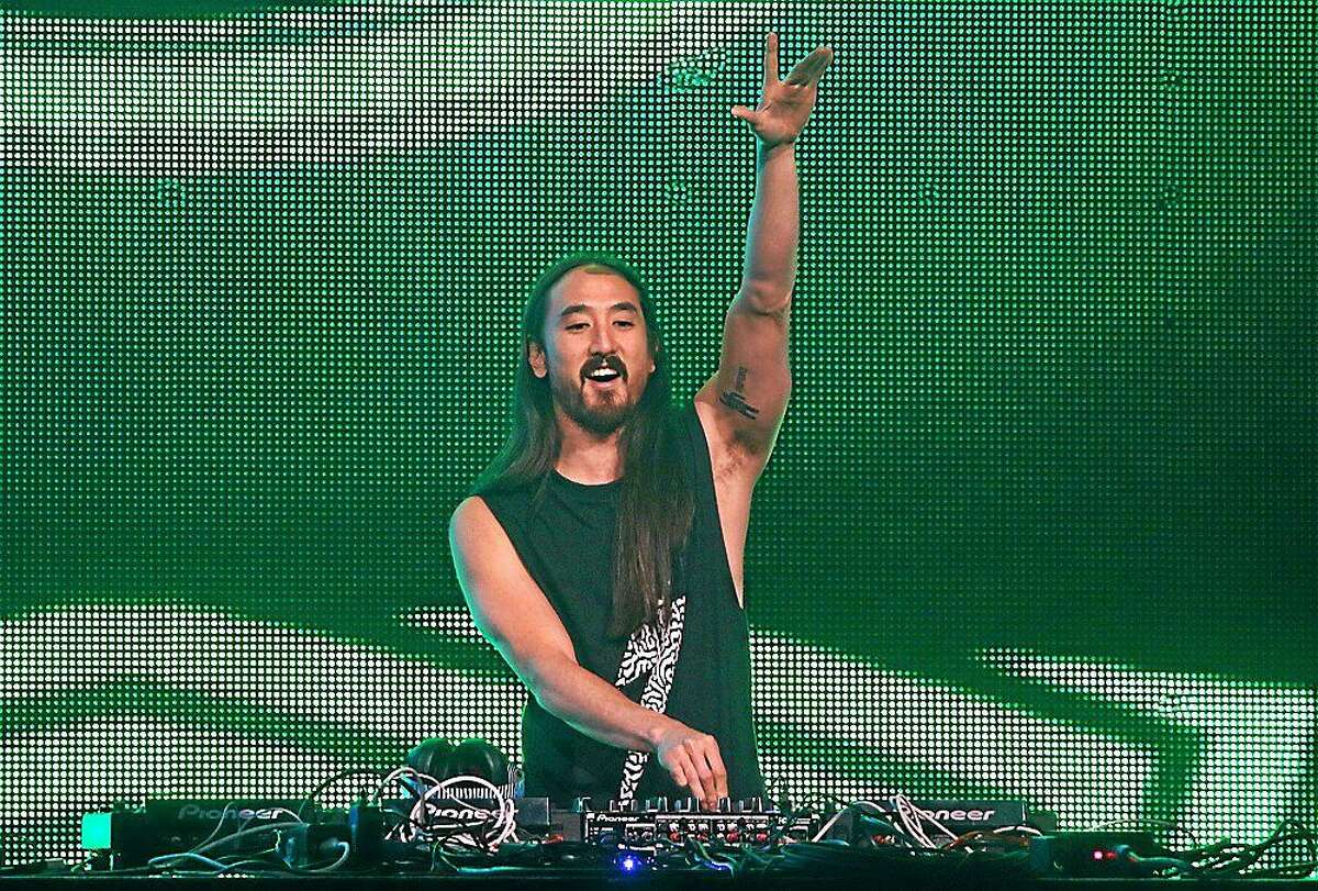 Photo by John Atashian Electro house musician and record producer Steve Aoki is shown performing on stage during the start of his sold out concert appearance at the Grand Theater inside of the Foxwoods Resort & Casino in Mashantucket on Saturday night Nov. 15. Also included on the bill of this sold out show was Wiz Khalifa and Uzi. You can visit www.foxwoods.com to view their complete list of upcoming concerts and entertainment.