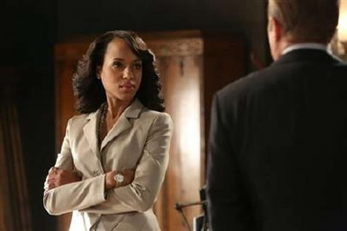 This publicity image released by ABC shows Kerry Washington is in scene from "Scandal."