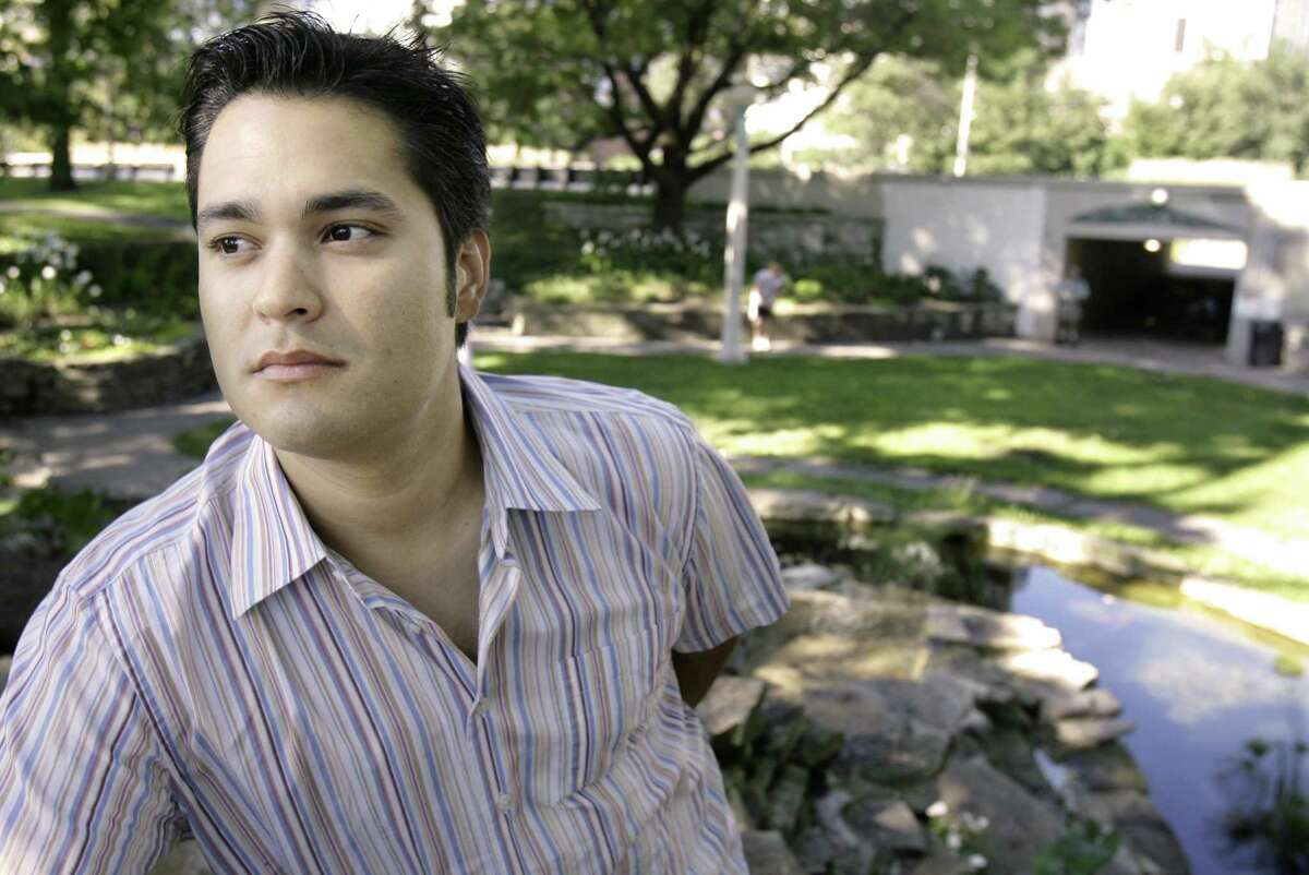 In this Aug. 20, 2007 photo, Julio Cabrera poses in a local park in Chicago. Cabrera and his brother Mauricio, of Fort Worth, Texas, are among almost 800 gay brothers nationwide who donated blood or saliva to help scientists search for genetic clues about the origins of homosexuality.