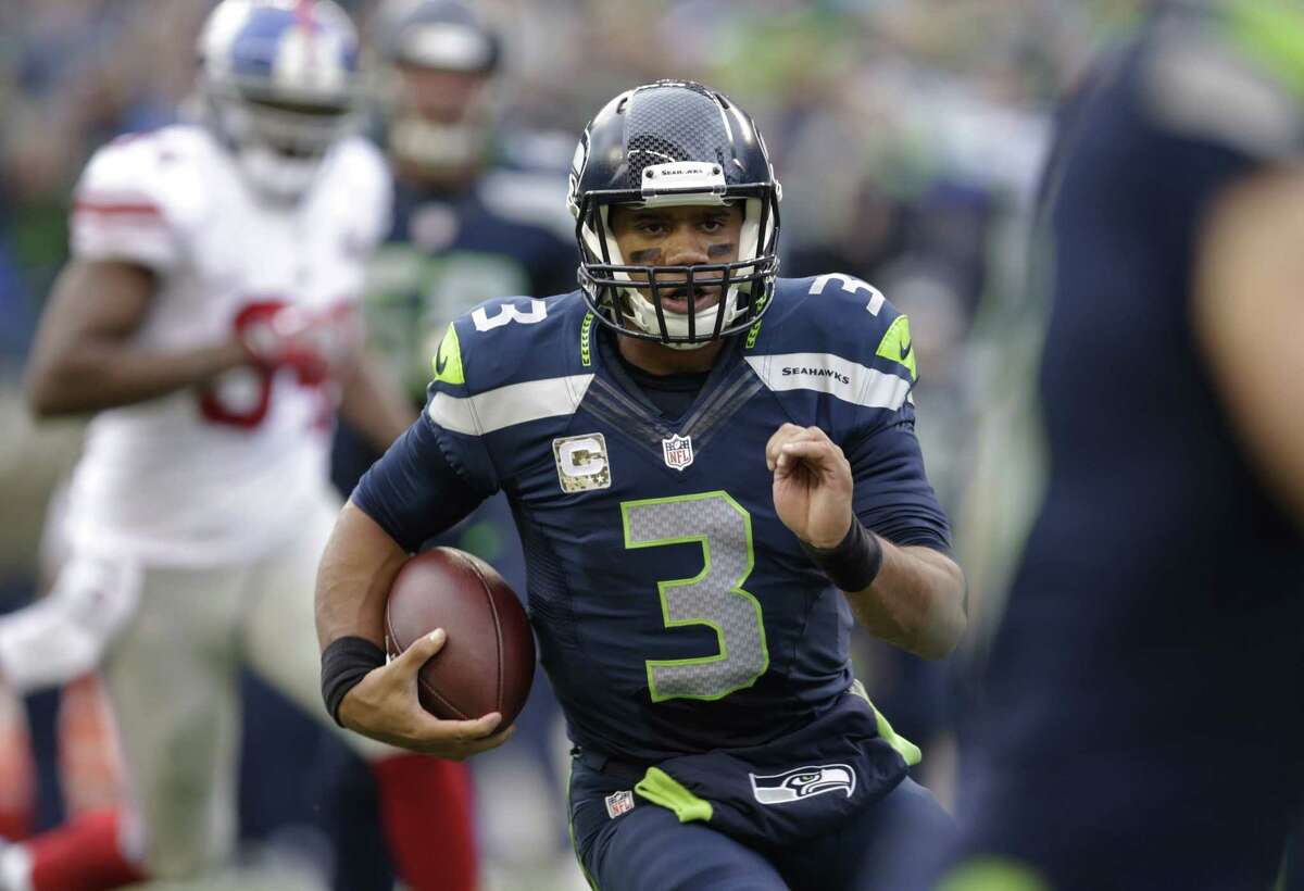 Russell Wilson and the Seahawks ran all over the New York Giants last Sunday in Seattle.
